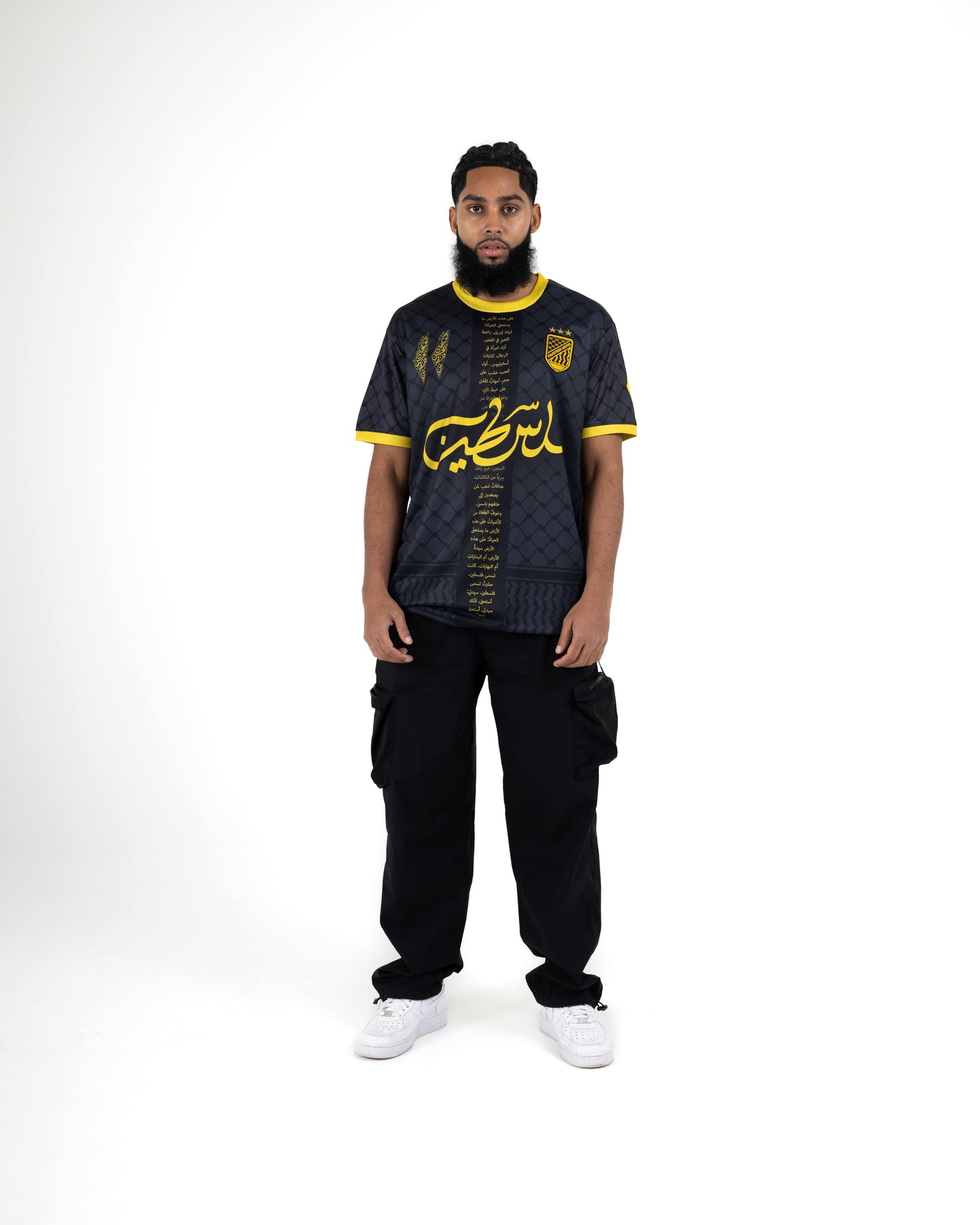 Gold Poem Football Jersey - Unisex