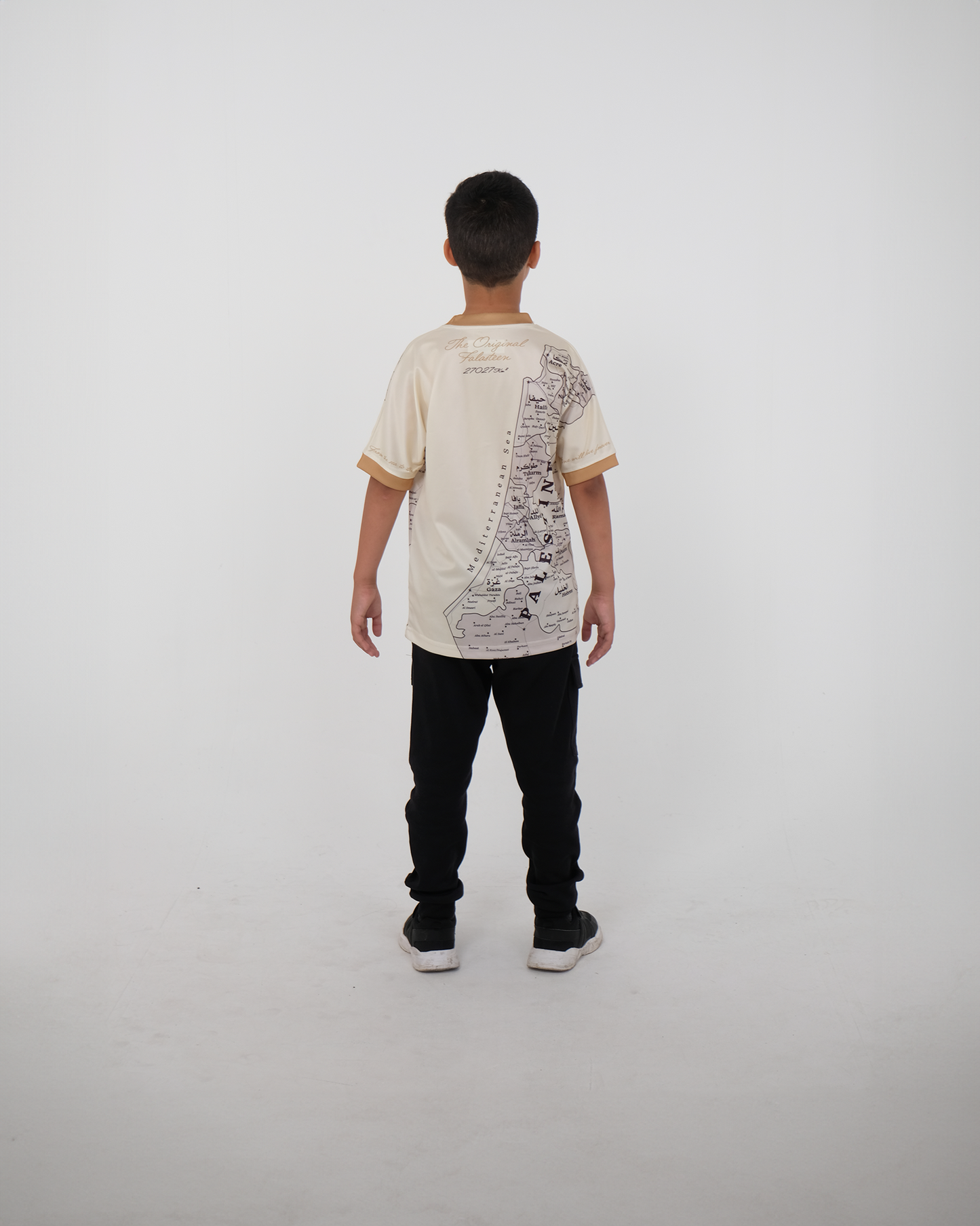 Children's Original Palestine Map Football Jersey - Unisex