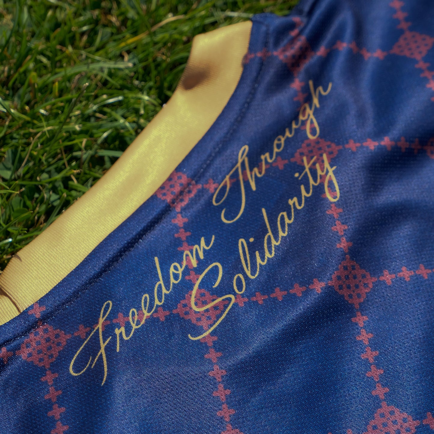 Navy Tatreez Football Jersey - Unisex