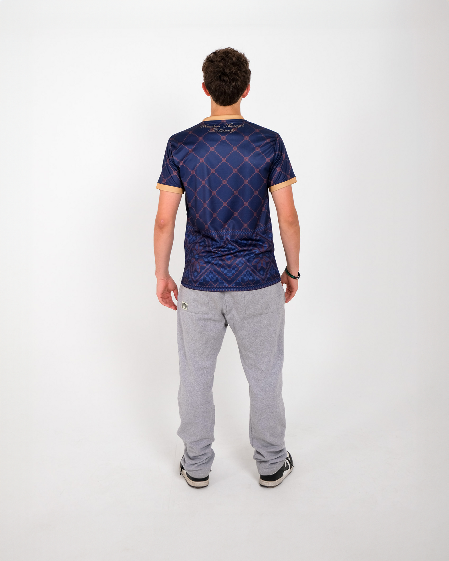 Navy Tatreez Football Jersey - Unisex