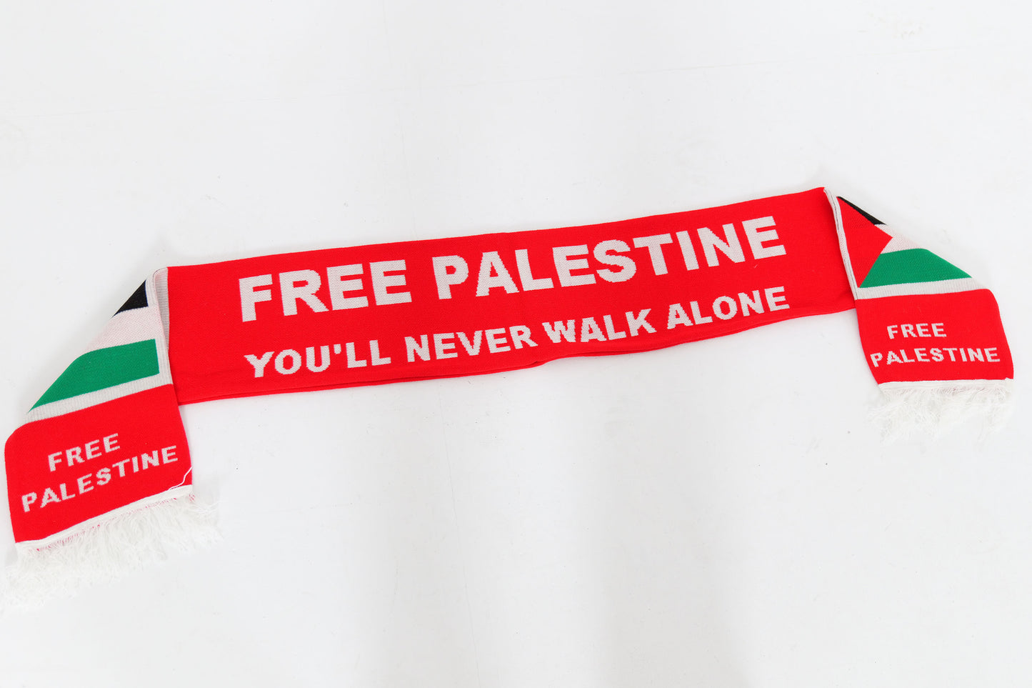 Red Football Scarf