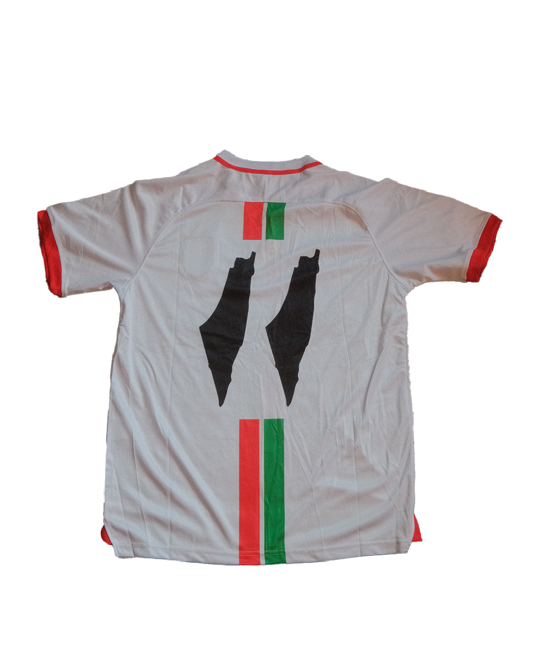 White Classic Stripe Football Jersey - Unisex