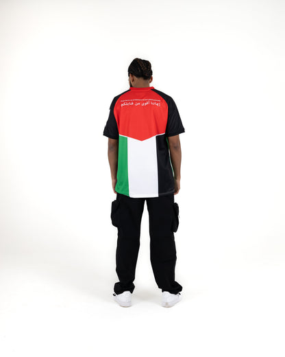 Palestine Flag Football Jersey - Unisex