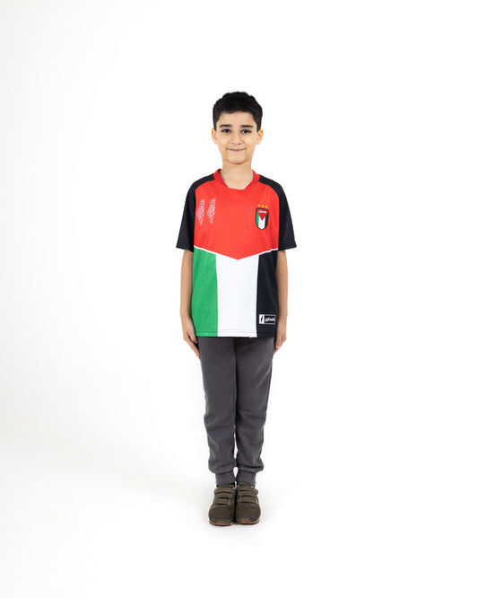 Palestine Flag Children's Football Jersey - Unisex