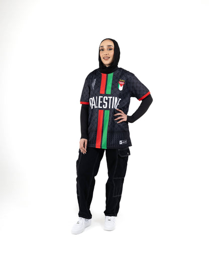 Palestine Duo Stripe Football Jersey - Unisex