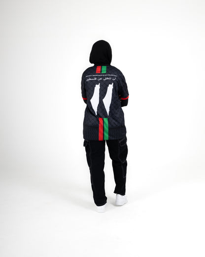 Palestine Duo Stripe Football Jersey - Unisex