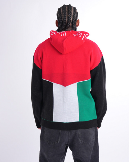 Flag Knitted Zipper