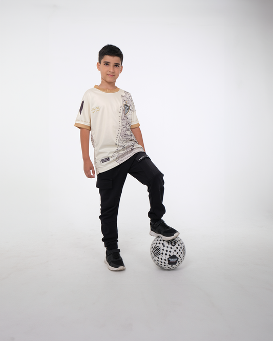 Children's Original Palestine Map Football Jersey - Unisex