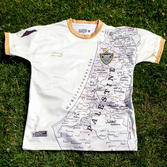 Children's Original Palestine Map Football Jersey - Unisex