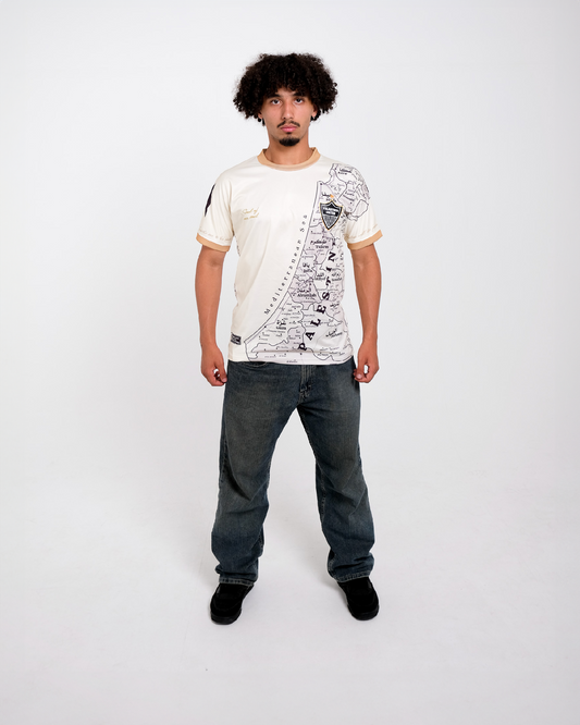 Original Palestine Map Football Jersey - Unisex