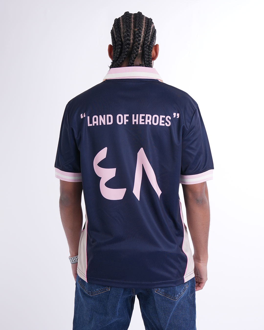 Collared Palestine Football Jersey Pink - Unisex