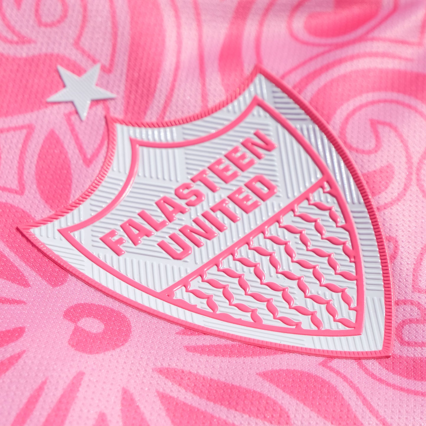 Pink Floral Football Jersey - Unisex