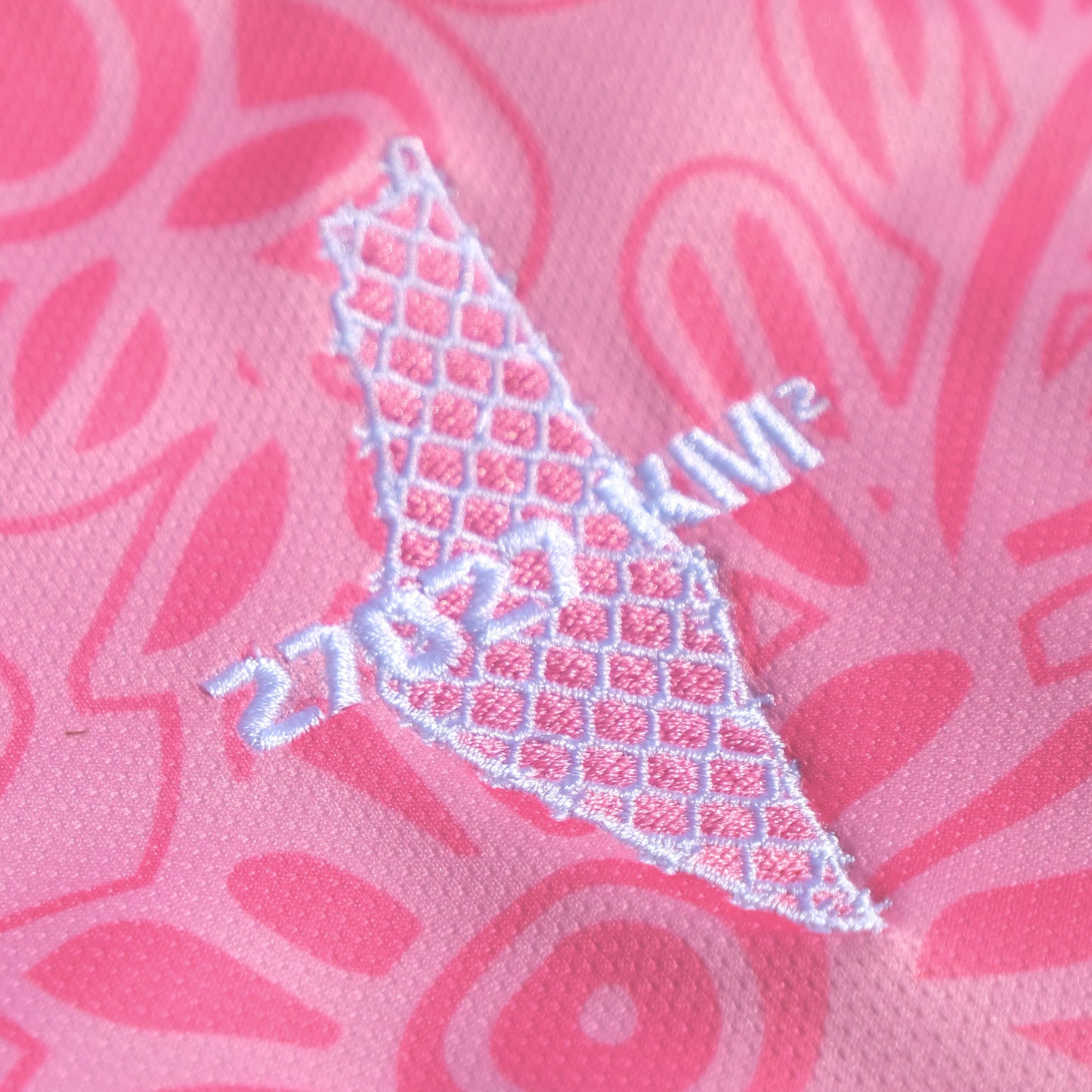 Pink Floral Football Jersey - Unisex