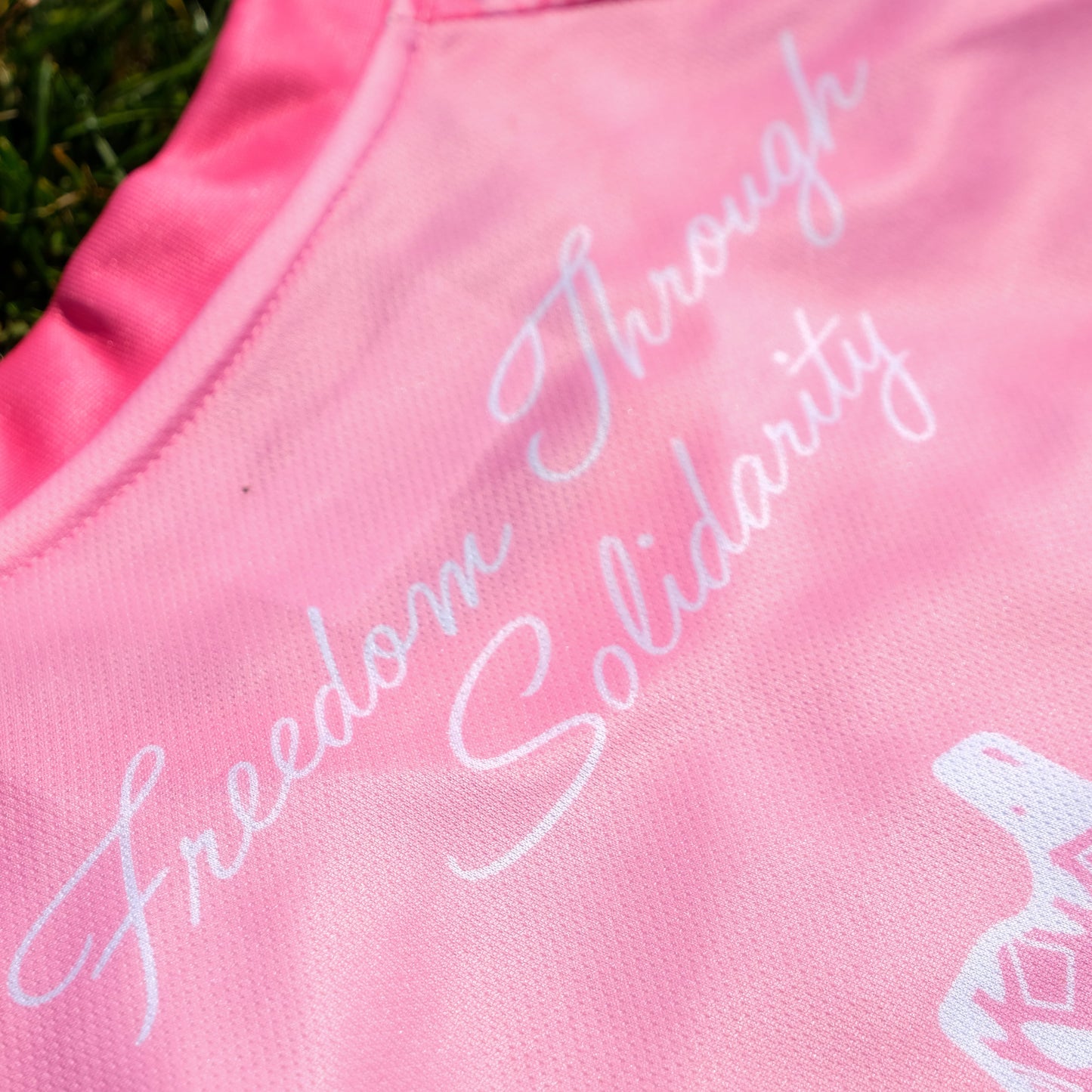 Pink Floral Football Jersey - Unisex