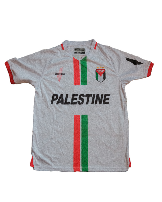 White Classic Stripe Football Jersey - Unisex