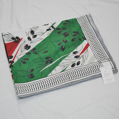 Palestine Flag X Keffiyeh Hijab Scarf